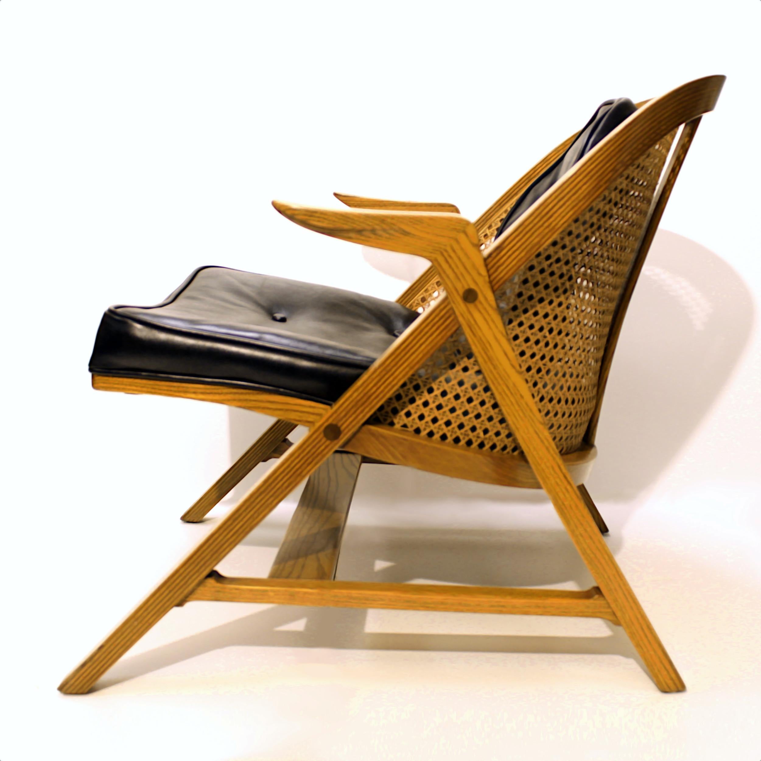 Mid-20th Century Rare Mid-Century Modern 5700-A A Frame Lounge Chair by Edward Wormley for Dunbar