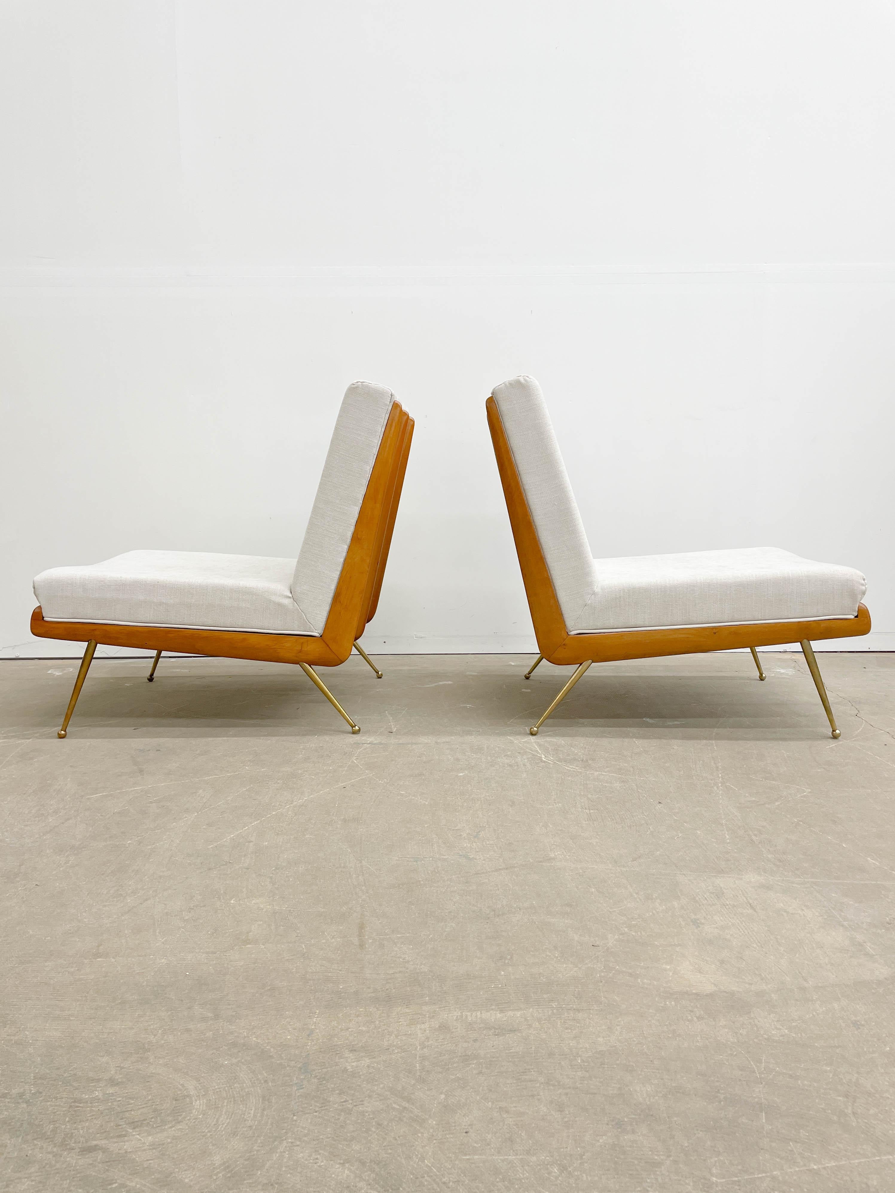 Mid-Century Modern Rare Mid Century Modern Boomerang Chairs by Artcraft / Robinson-Johnson