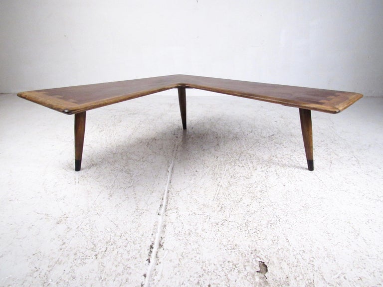 Rare Mid Century Modern Boomerang Table By Lane For Sale At 1stdibs