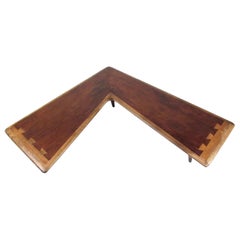 Rare Mid-Century Modern Boomerang Table by Lane