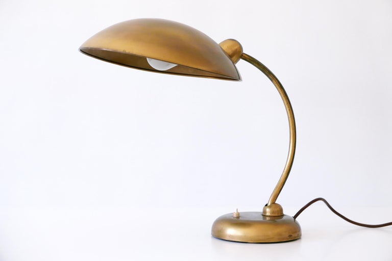 Rare Mid-Century Modern Brass Desk Light or Table Lamp, 1950, Germany For  Sale at 1stDibs