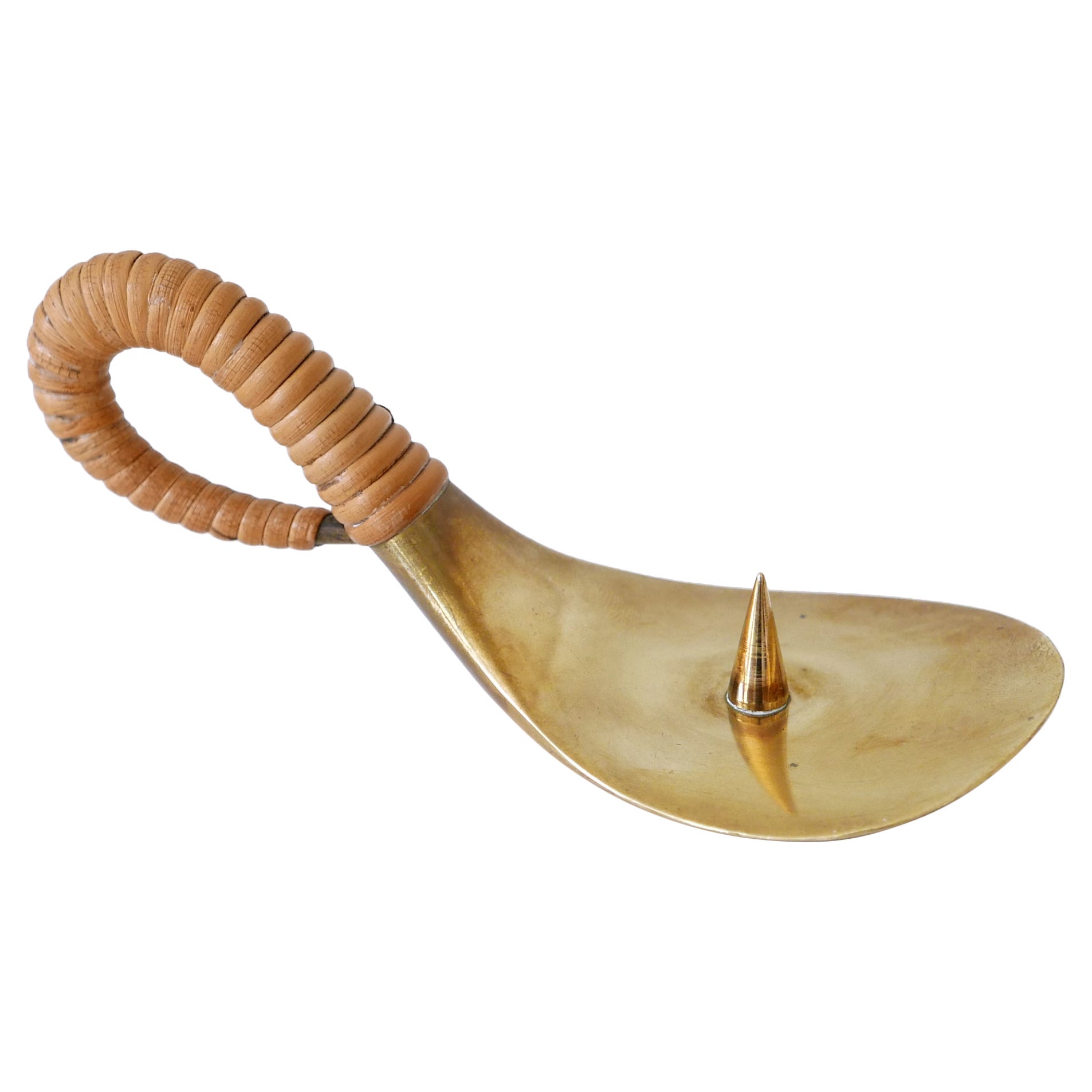 Rare Mid-Century Modern Candlestick No 3433 by Carl Auböck Austria 1937 For Sale