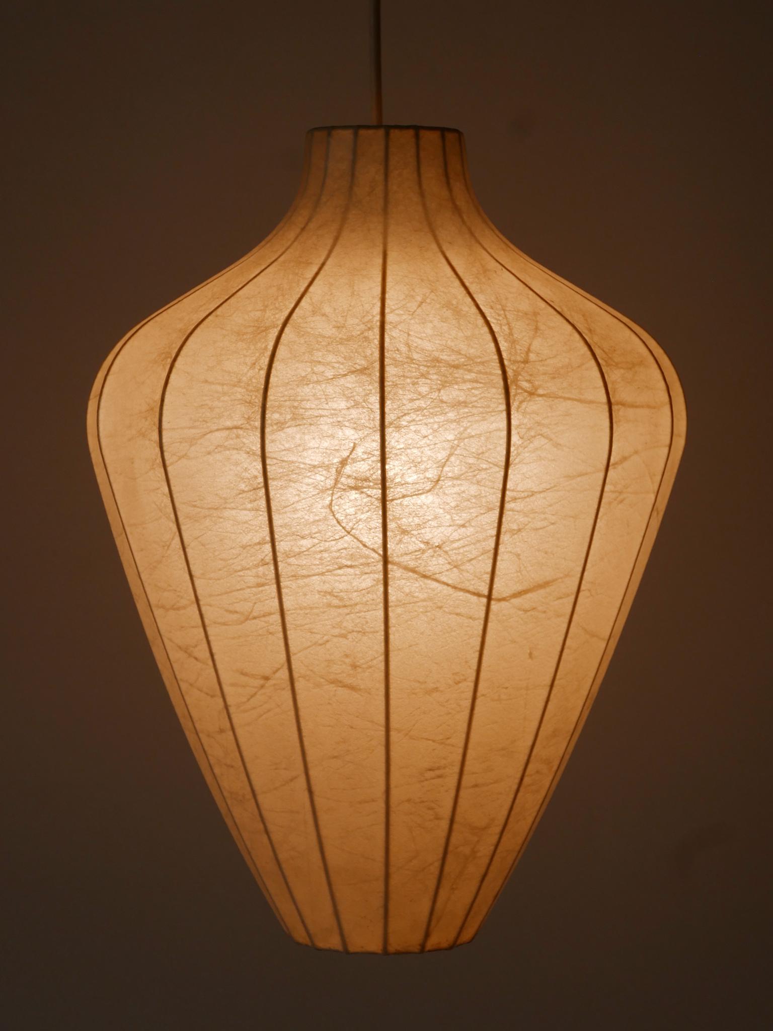 Rara lampada a sospensione o lampada a sospensione Cocoon di Goldkant del 1960 in vendita 5