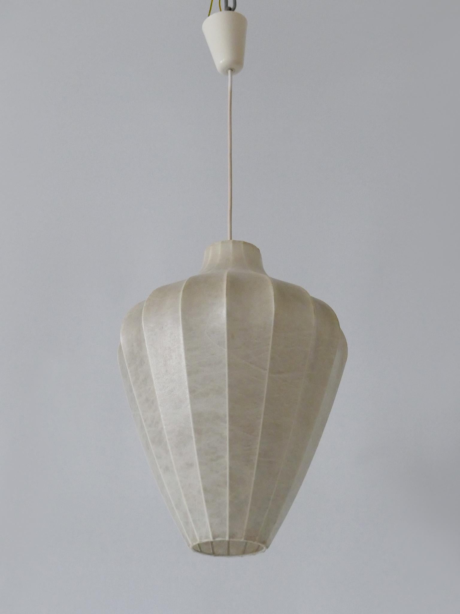 Rara lampada a sospensione o lampada a sospensione Cocoon di Goldkant del 1960 in vendita 8