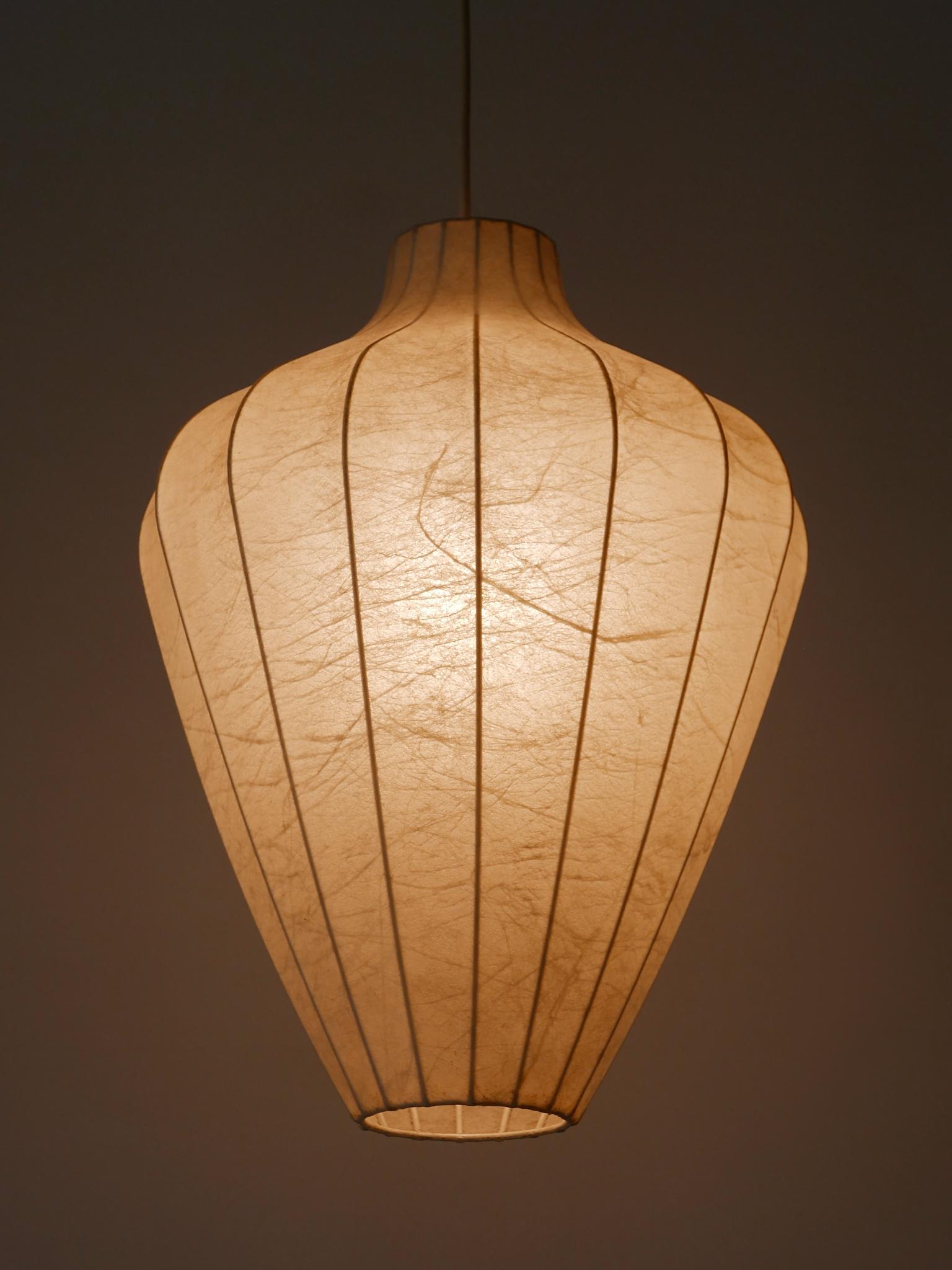 Rara lampada a sospensione o lampada a sospensione Cocoon di Goldkant del 1960 in vendita 10