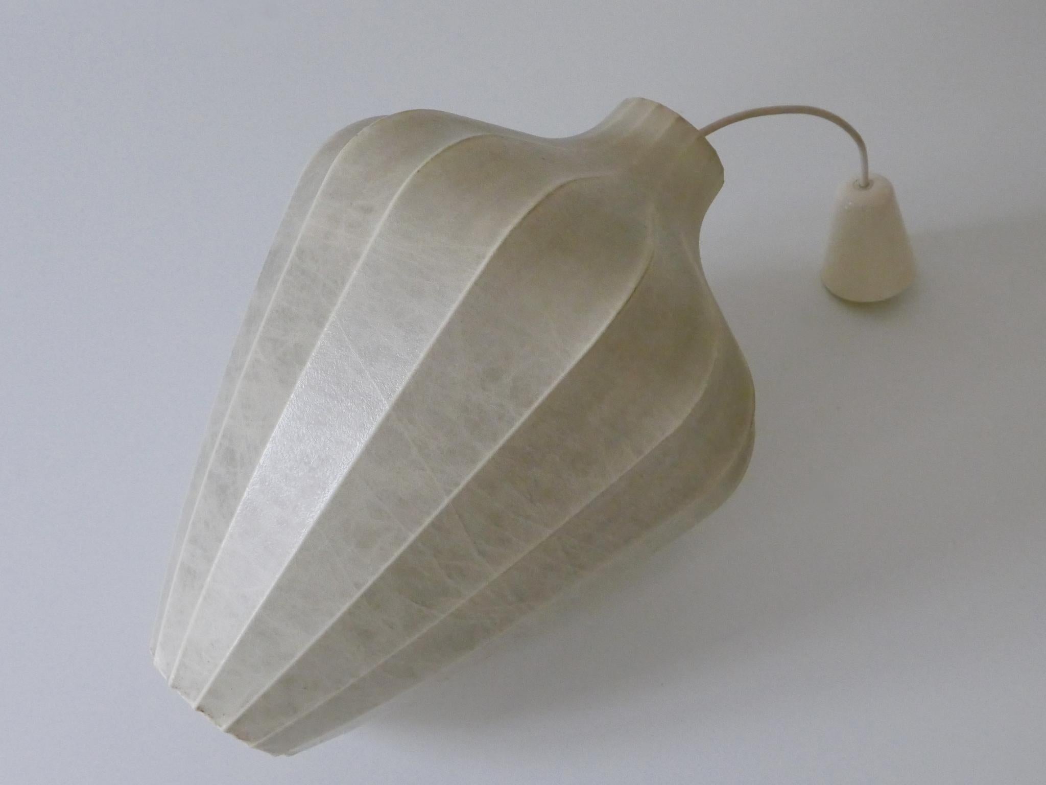 Rara lampada a sospensione o lampada a sospensione Cocoon di Goldkant del 1960 in vendita 11