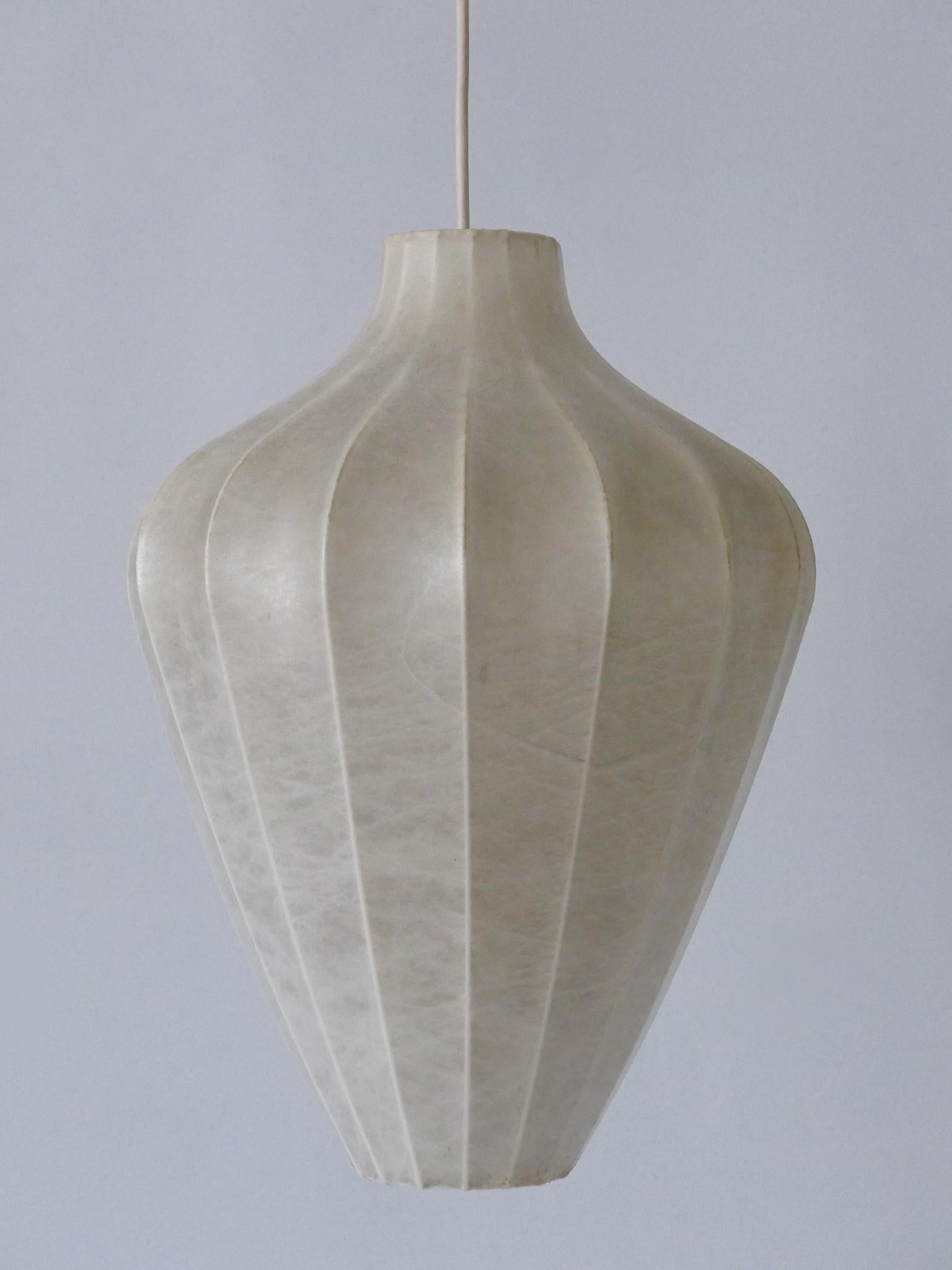 Rara lampada a sospensione o lampada a sospensione Cocoon di Goldkant del 1960 in vendita 1
