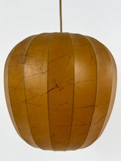 Lámpara colgante «Cocoon» de estilo Mid-Century Modern, muy poco común, de Suecia, de los años 60