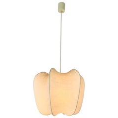 Rare Mid-Century Modern Cocoon Pendant Light, 1960s, Italy