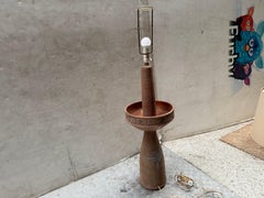 Rare Mid century modern Danish ceramic floor lamp, 1960's