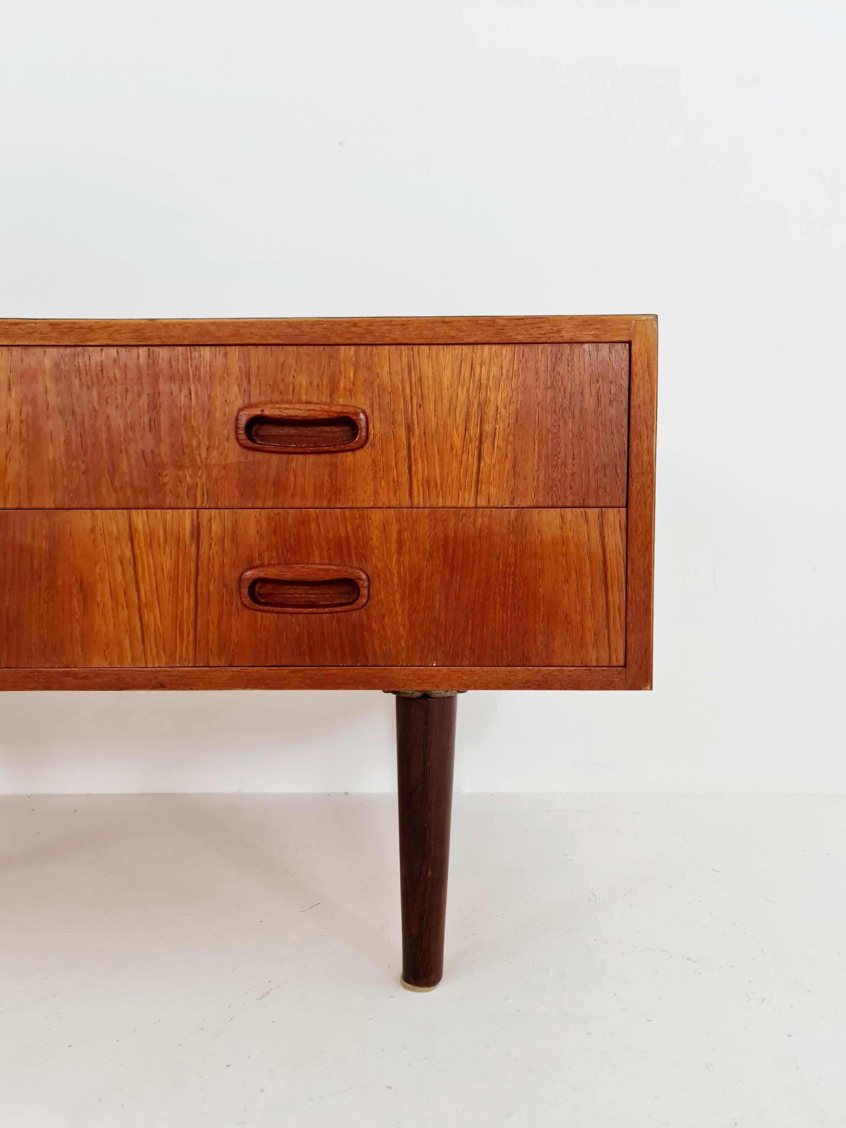 Mid-Century Modern Rare Mid Century Modern Danish rosewood Sideboard with drawers, 1950s For Sale
