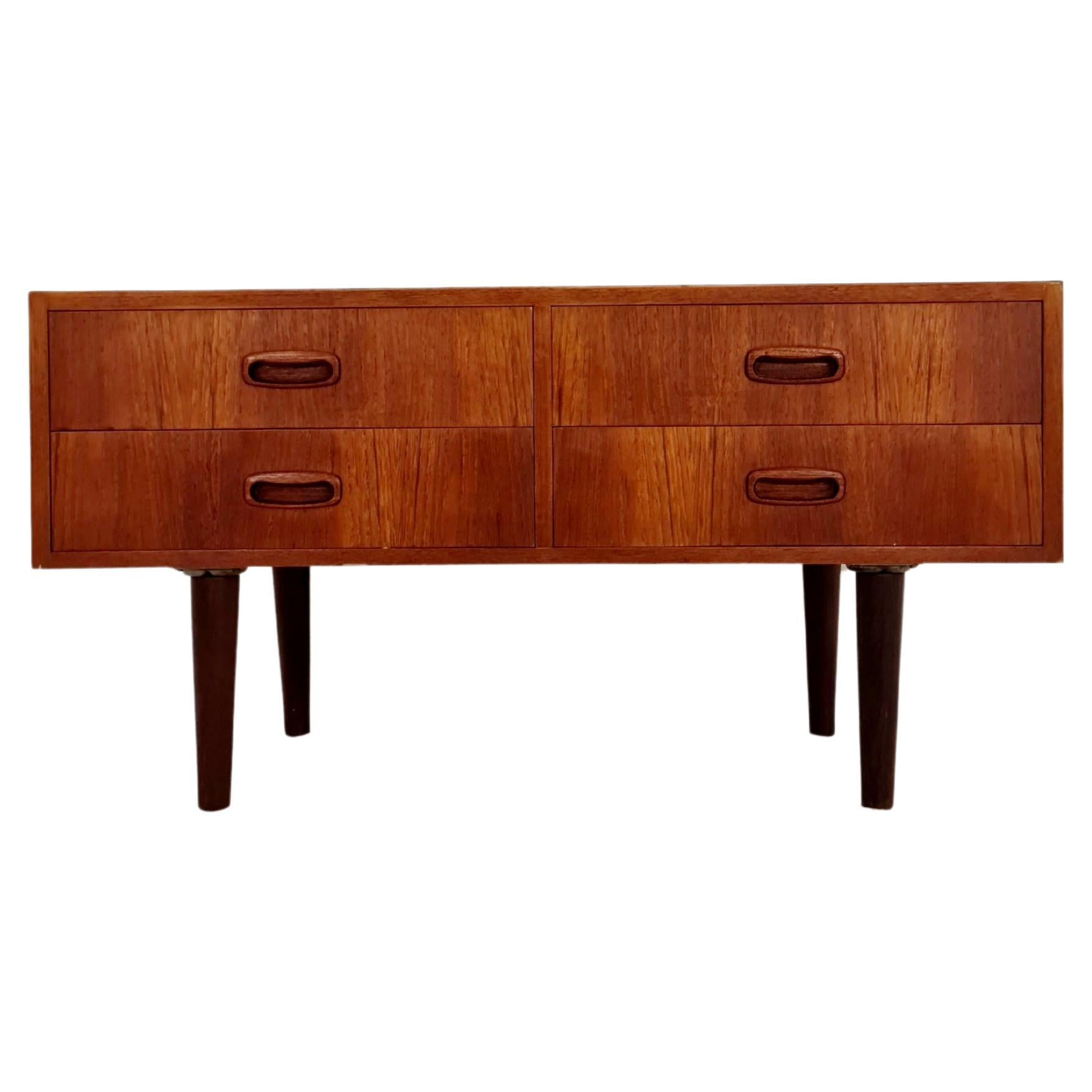 Rare Mid Century Modern Danish rosewood Sideboard with drawers, 1950s For Sale