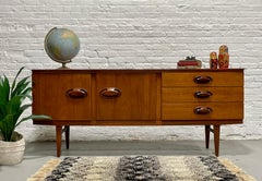 RARE Mid Century Modern Danish Teak CREDENZA / Media Stand, c. 1960's