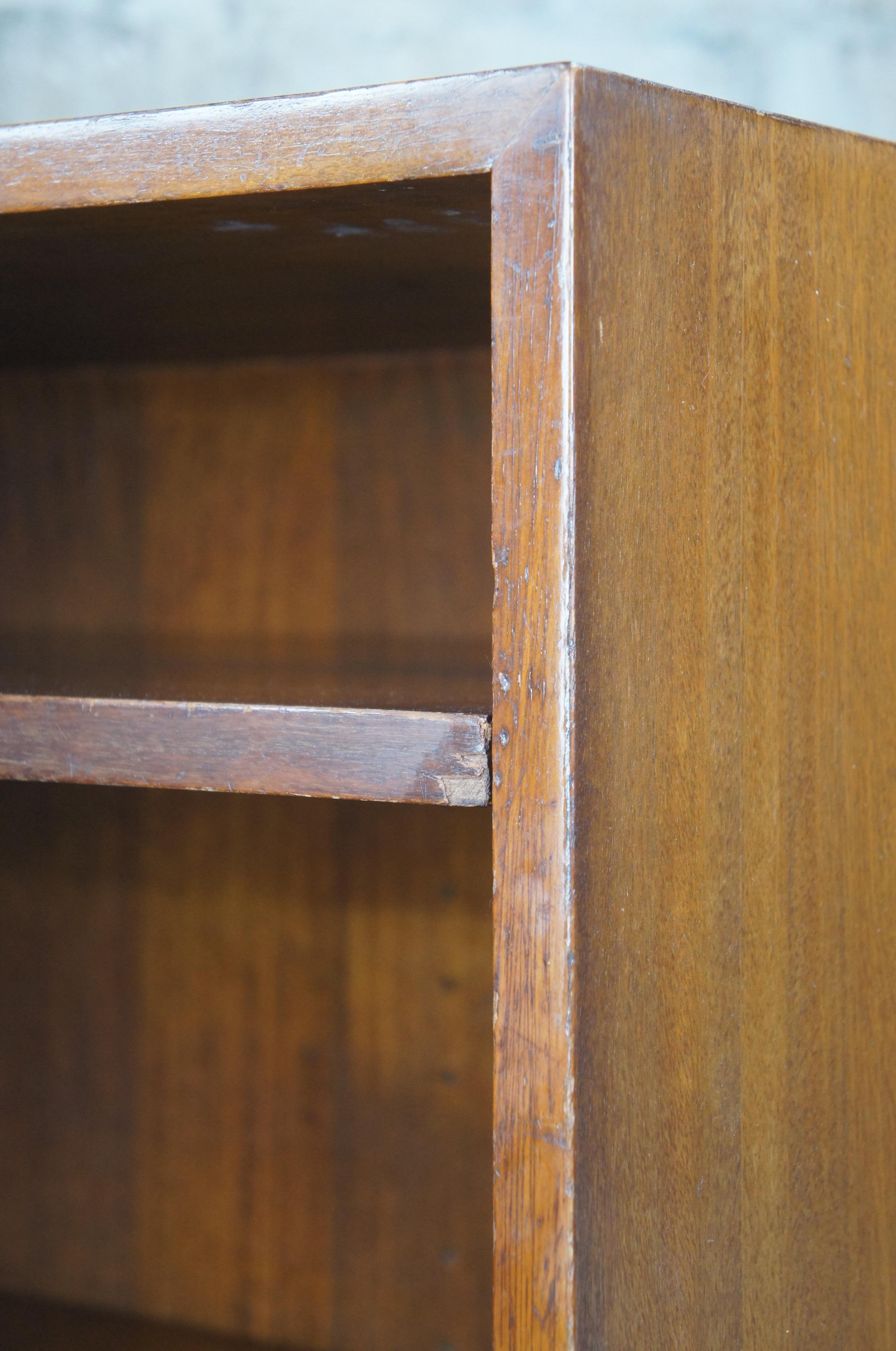 Rare Mid-Century Modern Edward Wormley Dunbar Walnut Corner Bookcase Console 38