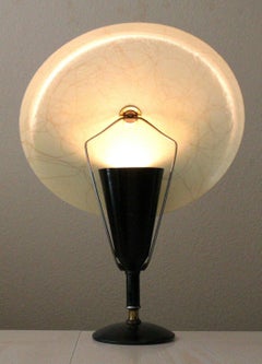 Rare Mid Century Modern FIBERGLASS REFLECTOR DESK LAMP! BILL LAM STUDIO 1950s