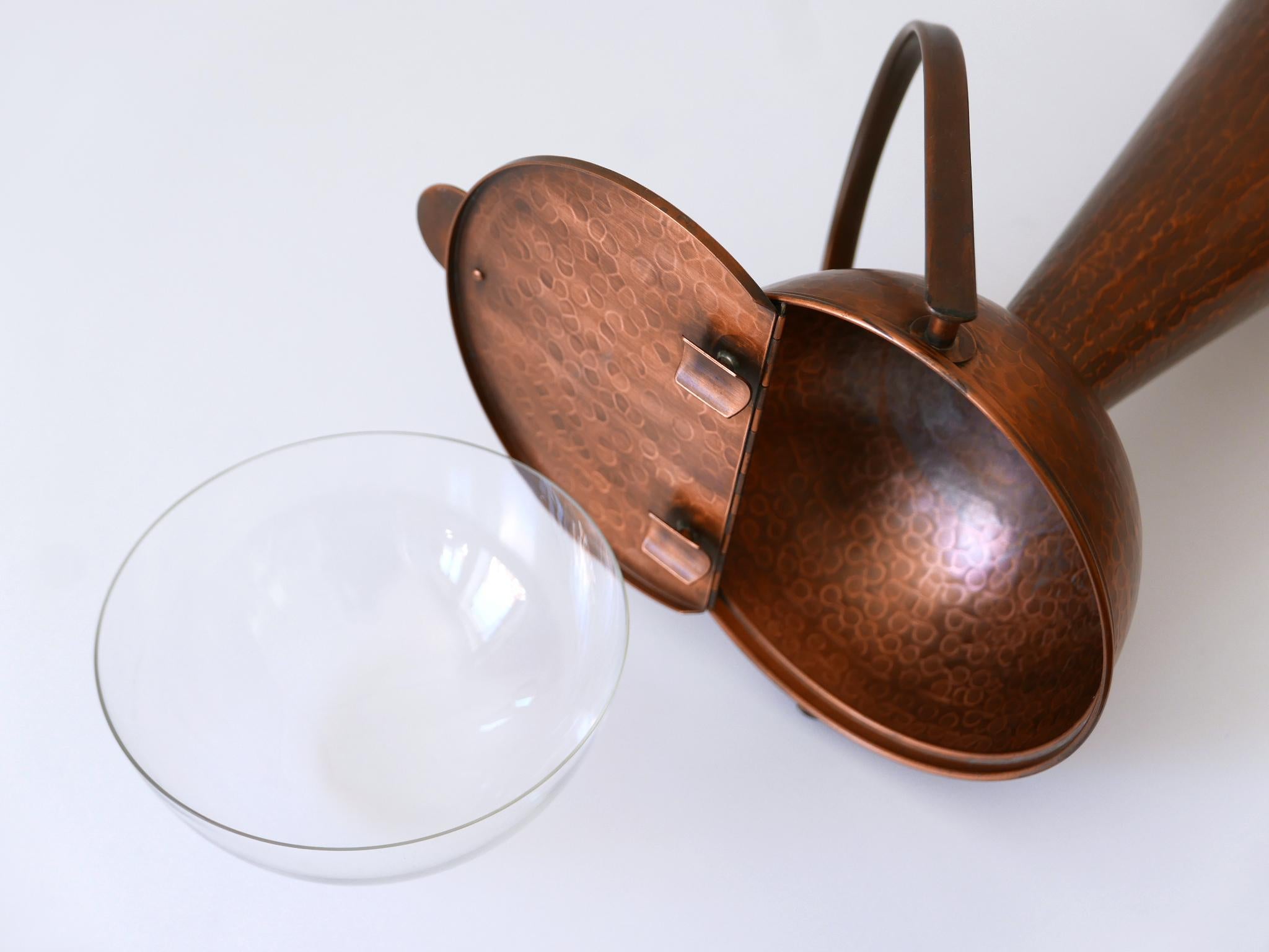 Rare Mid-Century Modern Floor Ashtray by Harald Buchrucker, Germany, 1950s For Sale 10