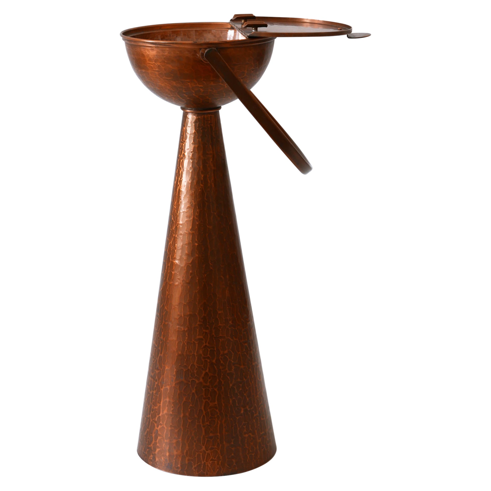 Rare Mid-Century Modern Floor Ashtray by Harald Buchrucker, Germany, 1950s