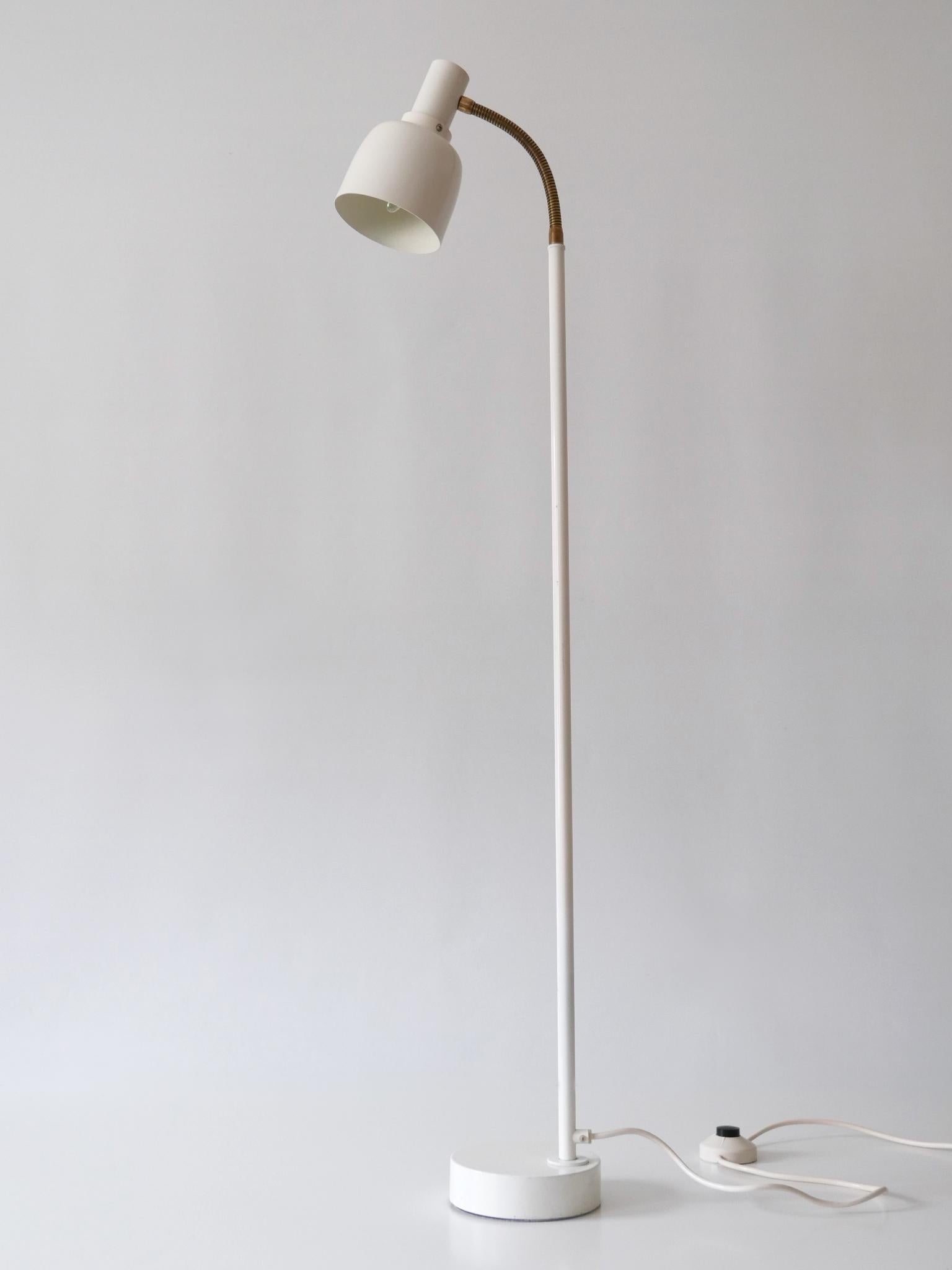 Rare Mid-Century Modern Floor Lamp or Reading Light by Hans-Agne Jakobsson 1960s For Sale 3
