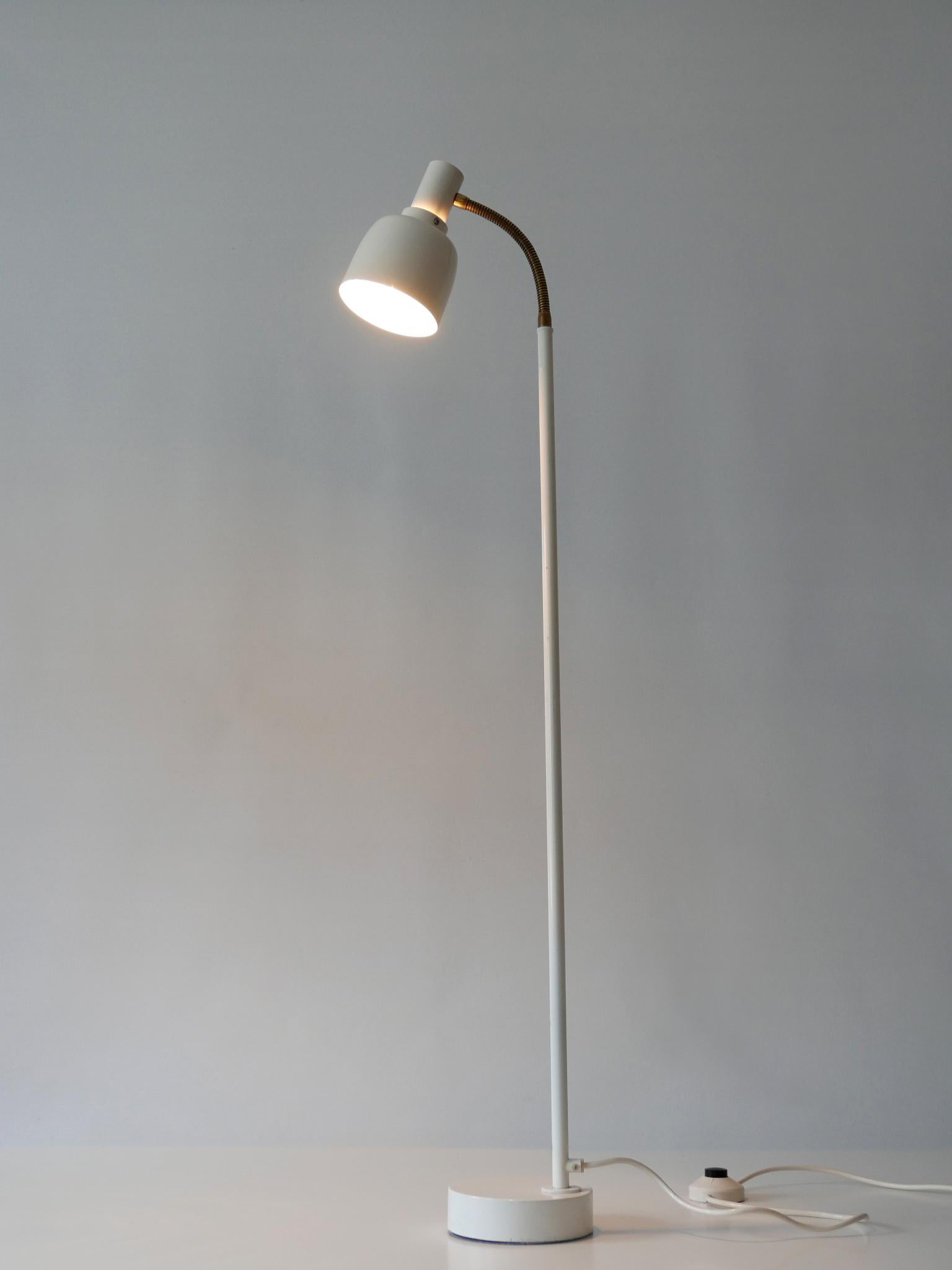 Rare Mid-Century Modern Floor Lamp or Reading Light by Hans-Agne Jakobsson 1960s For Sale 4