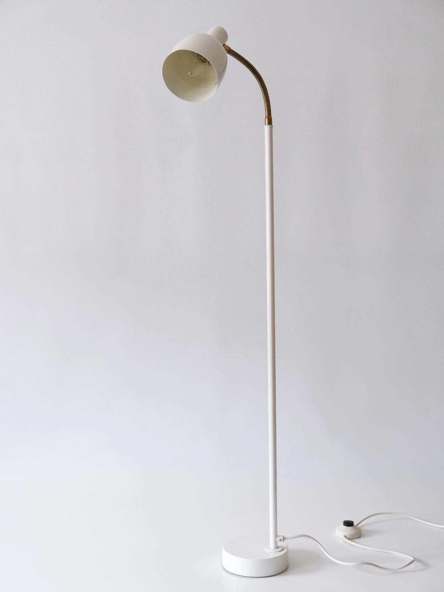 Rare Mid-Century Modern Floor Lamp or Reading Light by Hans-Agne Jakobsson 1960s For Sale 7