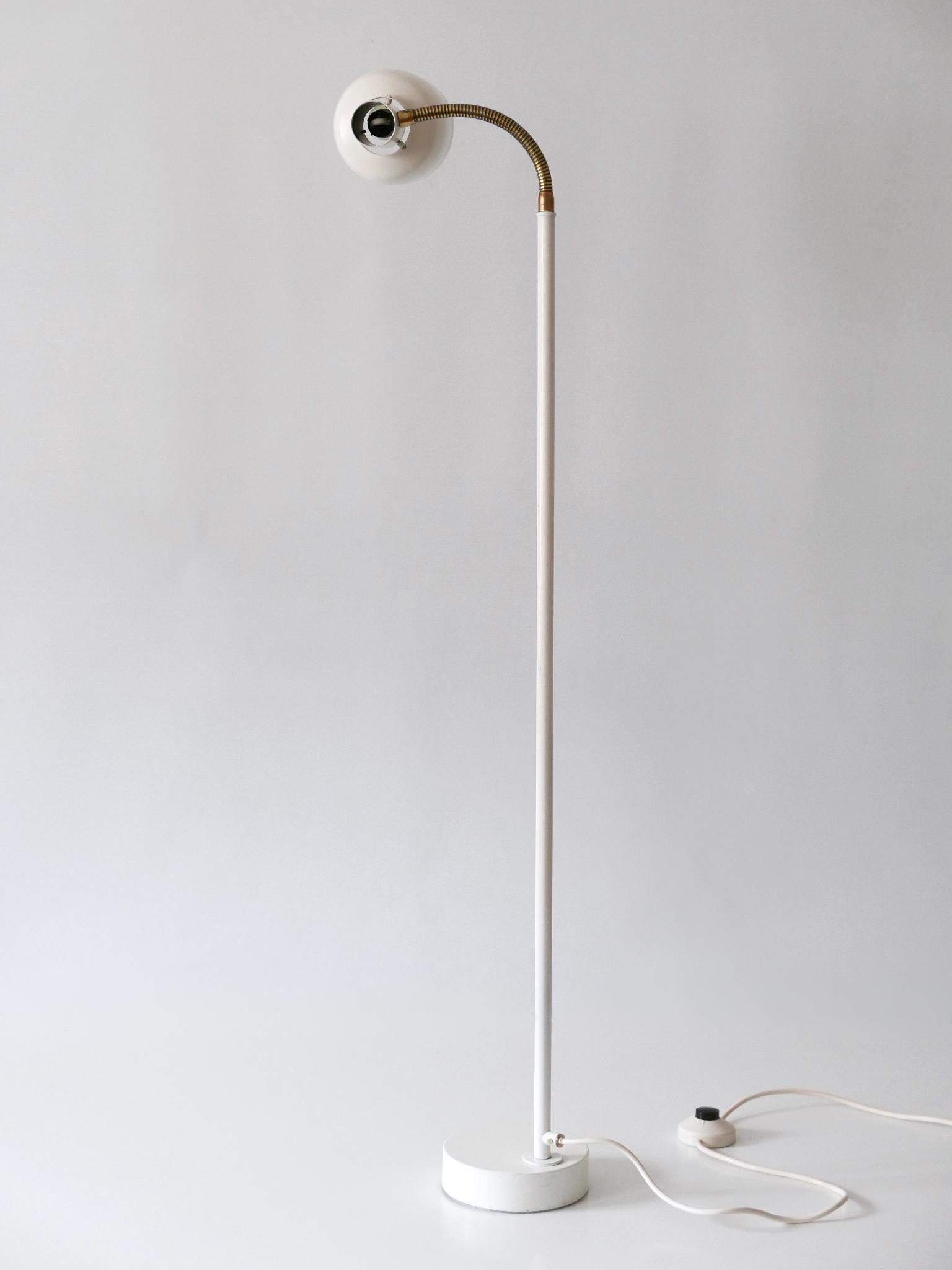 Rare Mid-Century Modern Floor Lamp or Reading Light by Hans-Agne Jakobsson 1960s For Sale 8