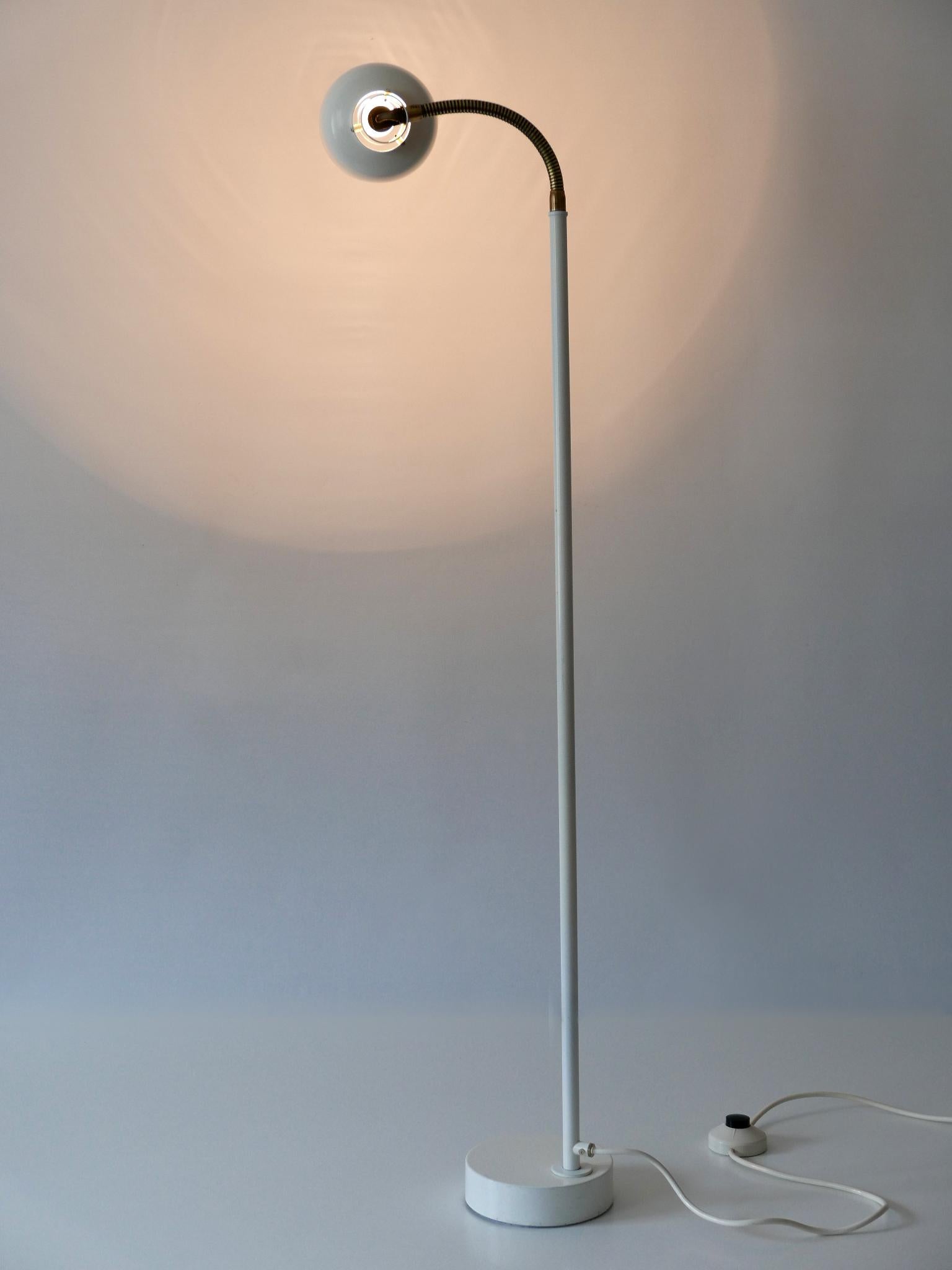 Rare Mid-Century Modern Floor Lamp or Reading Light by Hans-Agne Jakobsson 1960s For Sale 9