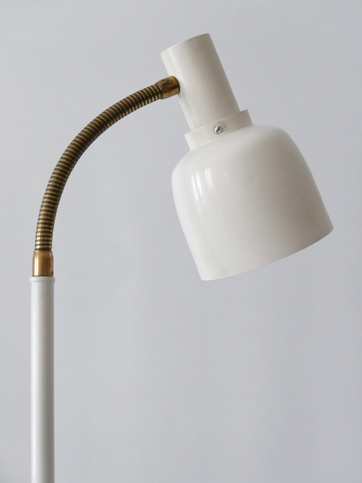 Danish Rare Mid-Century Modern Floor Lamp or Reading Light by Hans-Agne Jakobsson 1960s For Sale