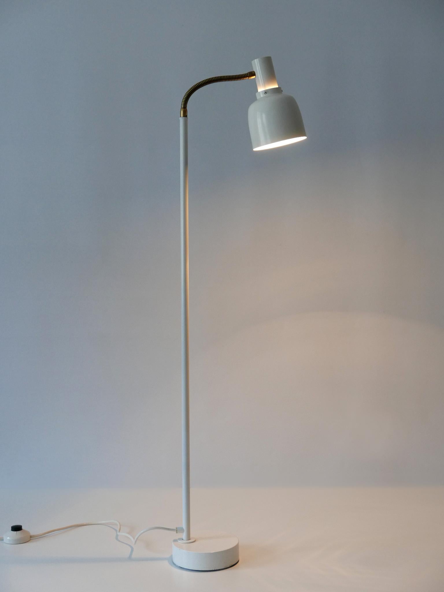Rare Mid-Century Modern Floor Lamp or Reading Light by Hans-Agne Jakobsson 1960s For Sale 1