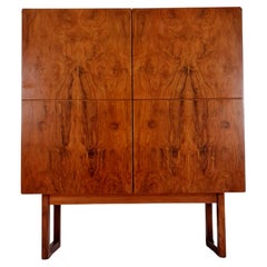 Seltenes Mid Century Modern German Teak Highboard , 1960er Jahre