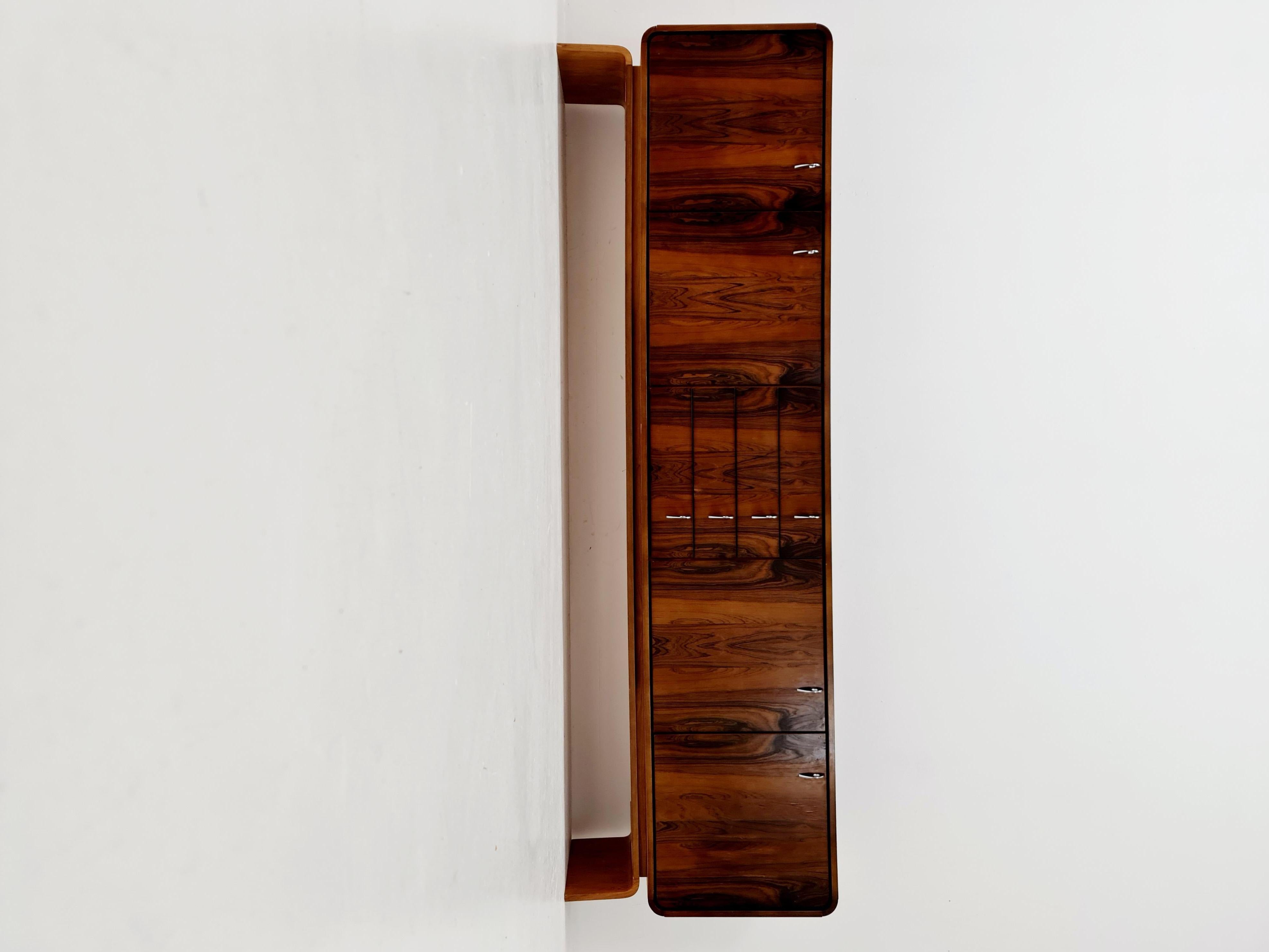 Rare buffet allemand moderne du milieu du siècle dernier en teck, années 1960 en vente 3