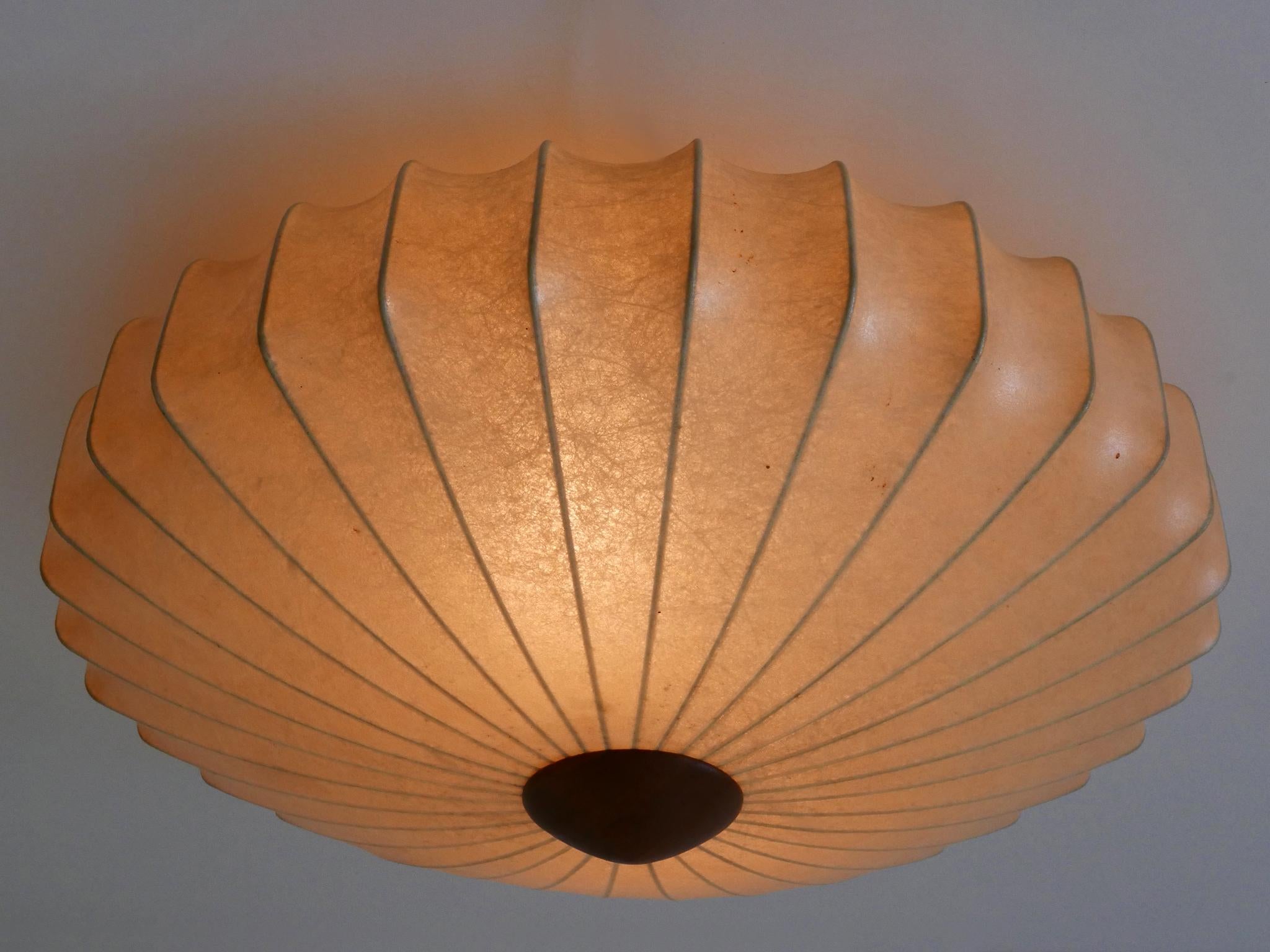 Rara lampada da soffitto o applique Goldkant Cocoon della metà del secolo scorso, Germania 1960 in vendita 2