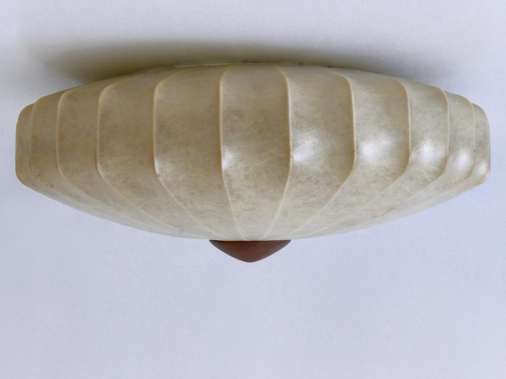 Rara lampada da soffitto o applique Goldkant Cocoon della metà del secolo scorso, Germania 1960 in vendita 3