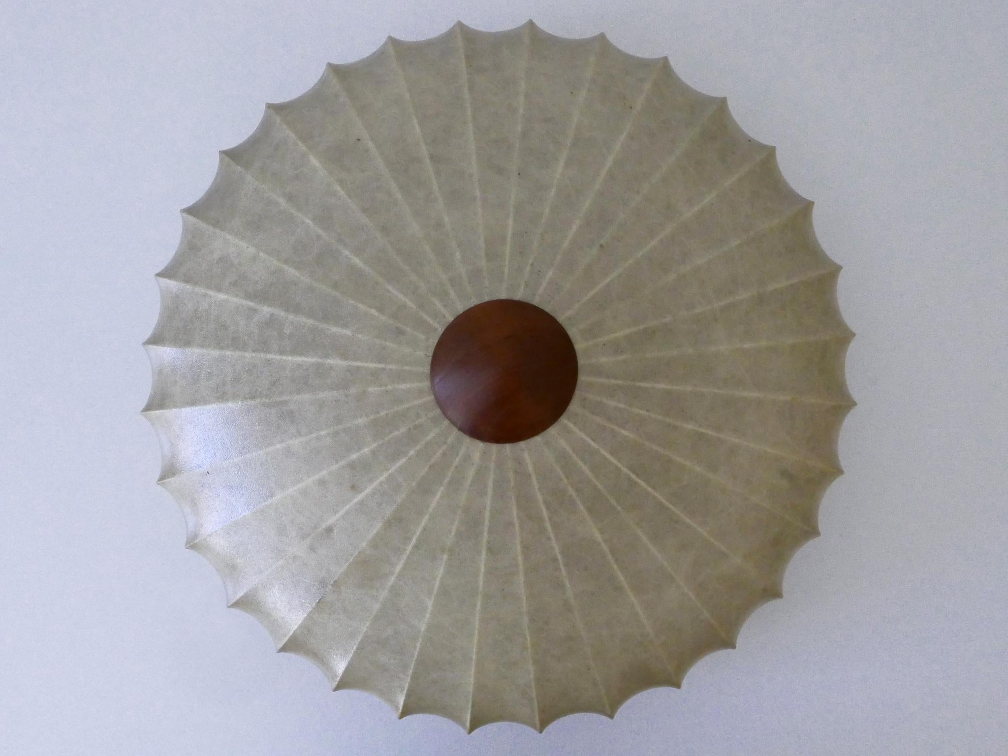 Rara lampada da soffitto o applique Goldkant Cocoon della metà del secolo scorso, Germania 1960 in vendita 5