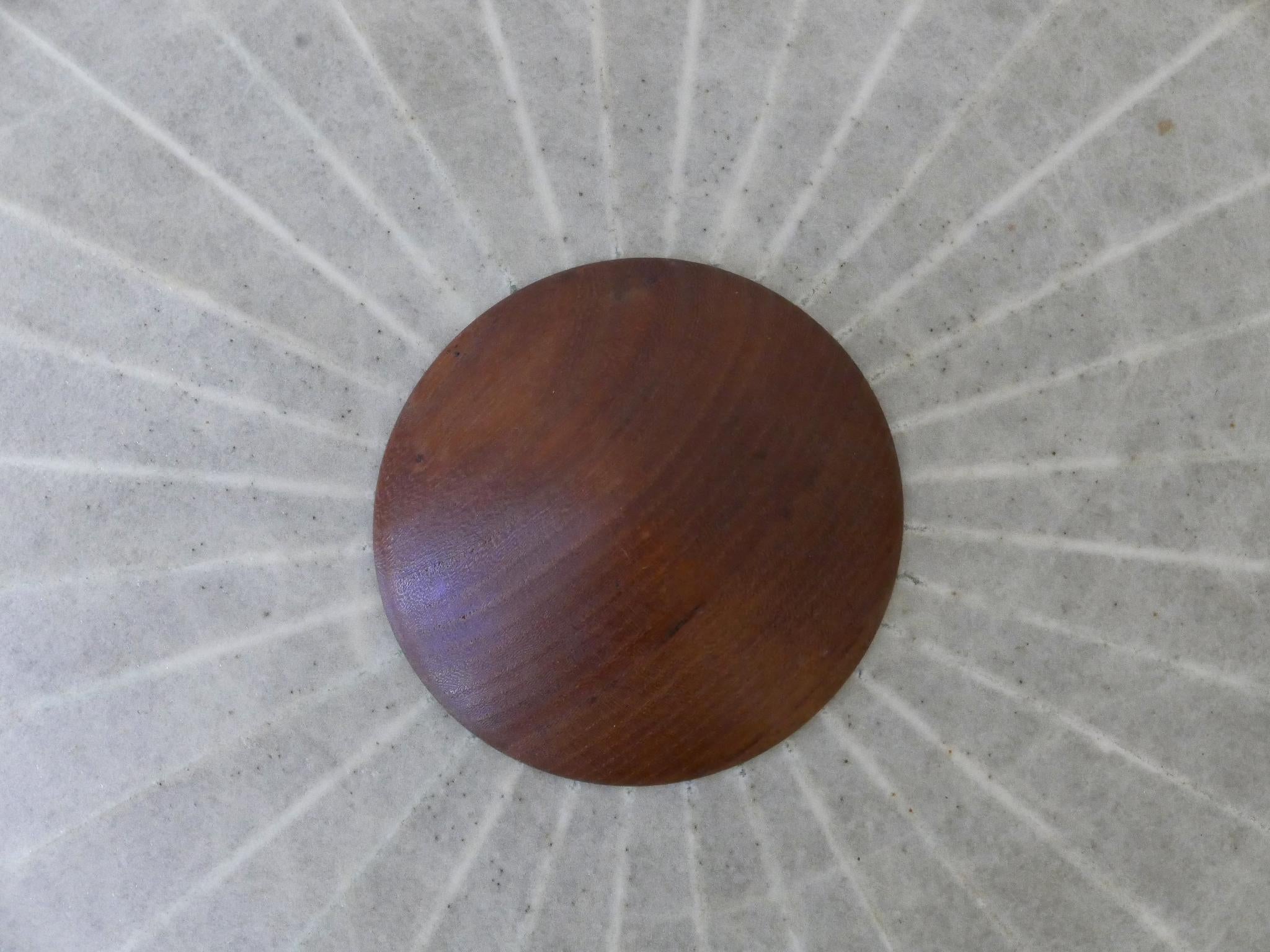 Rara lampada da soffitto o applique Goldkant Cocoon della metà del secolo scorso, Germania 1960 in vendita 7
