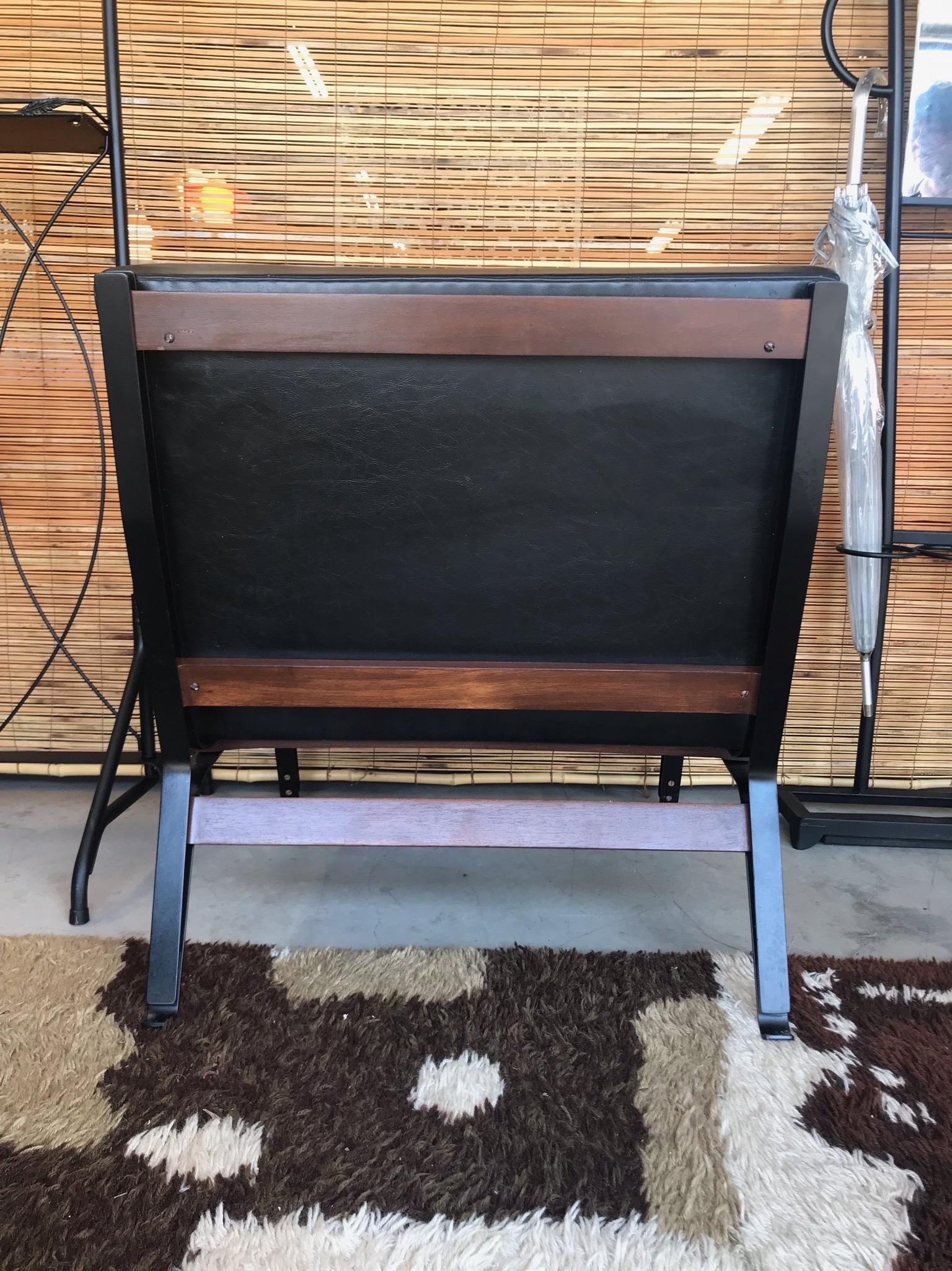Rare Mid-Century Modern Ico Parisis “856” Leather Lounge Chair Cassina  4