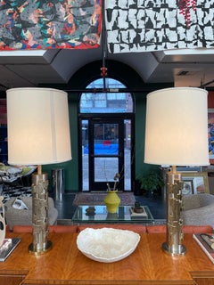 Rare Mid-Century Modern Laurel Table Lamps, a Pair