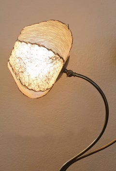 Rare Mid Century Modern Majestic Floor Lamp. MCM Atomic 1950s Fiberglass Shades
