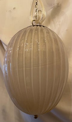 Seltene Murano Orrefors Carl Fagerlund Pendelleuchte, Mid-Century Modern