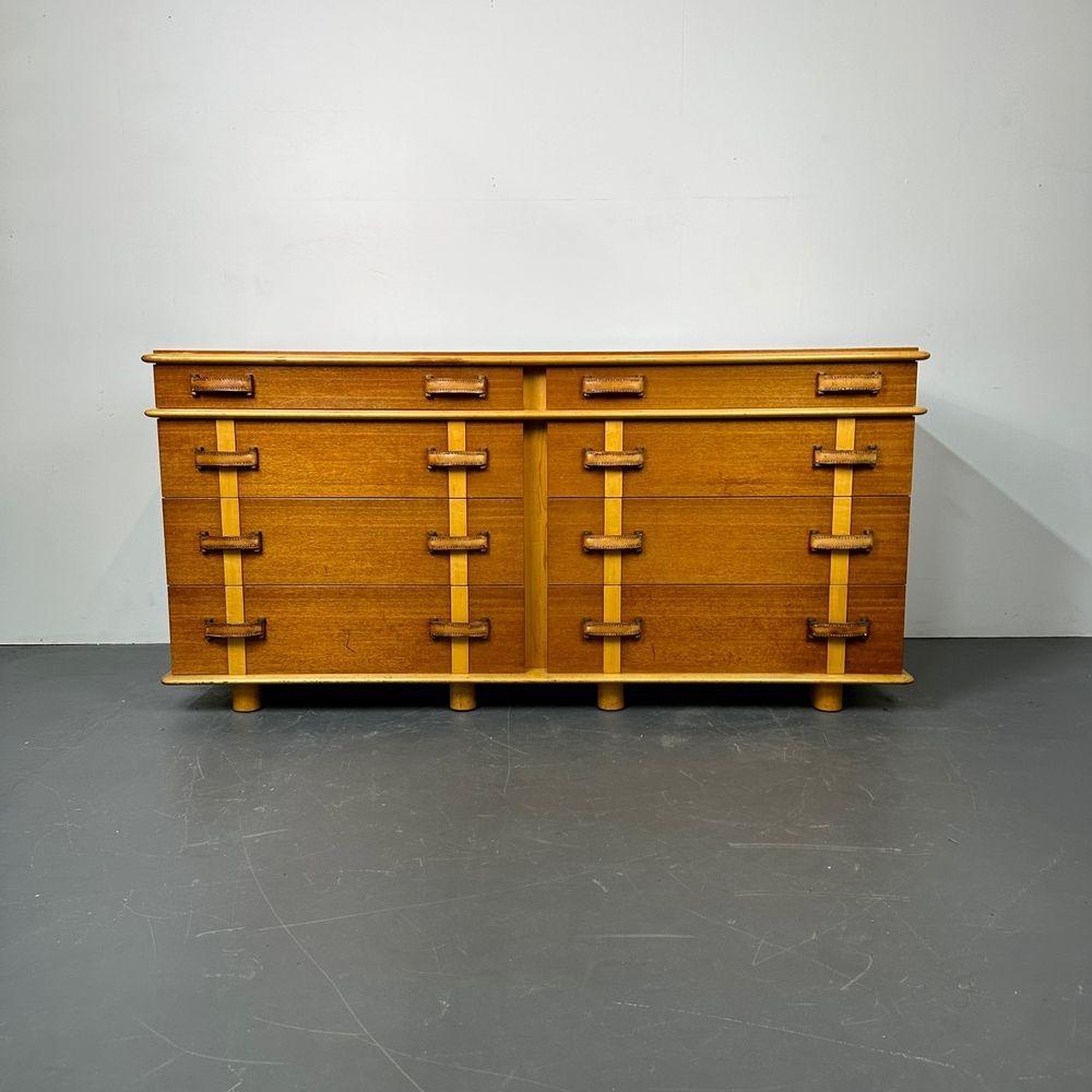 Paul Frankl, John Stuart, Mid-Century Modern Rare Station Wagon Full Bedroom Set For Sale 2