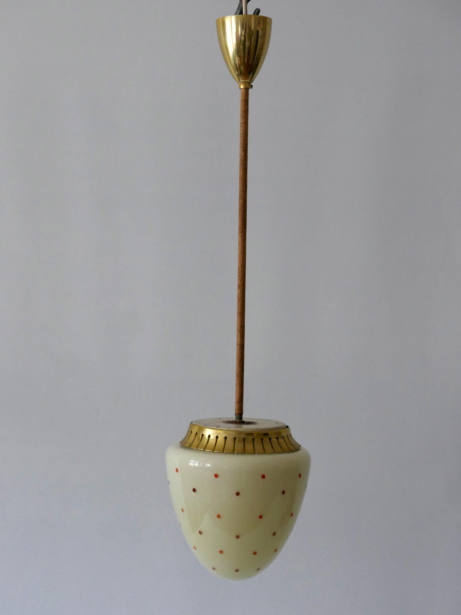 Rare Mid-Century Modern Pendant Lamp, 1950s, Germany 7