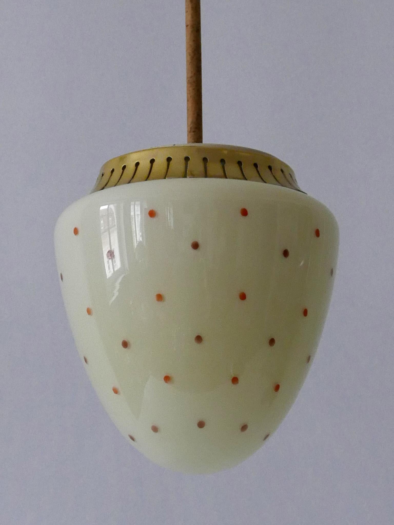 Mid-20th Century Rare Mid-Century Modern Pendant Lamp, 1950s, Germany
