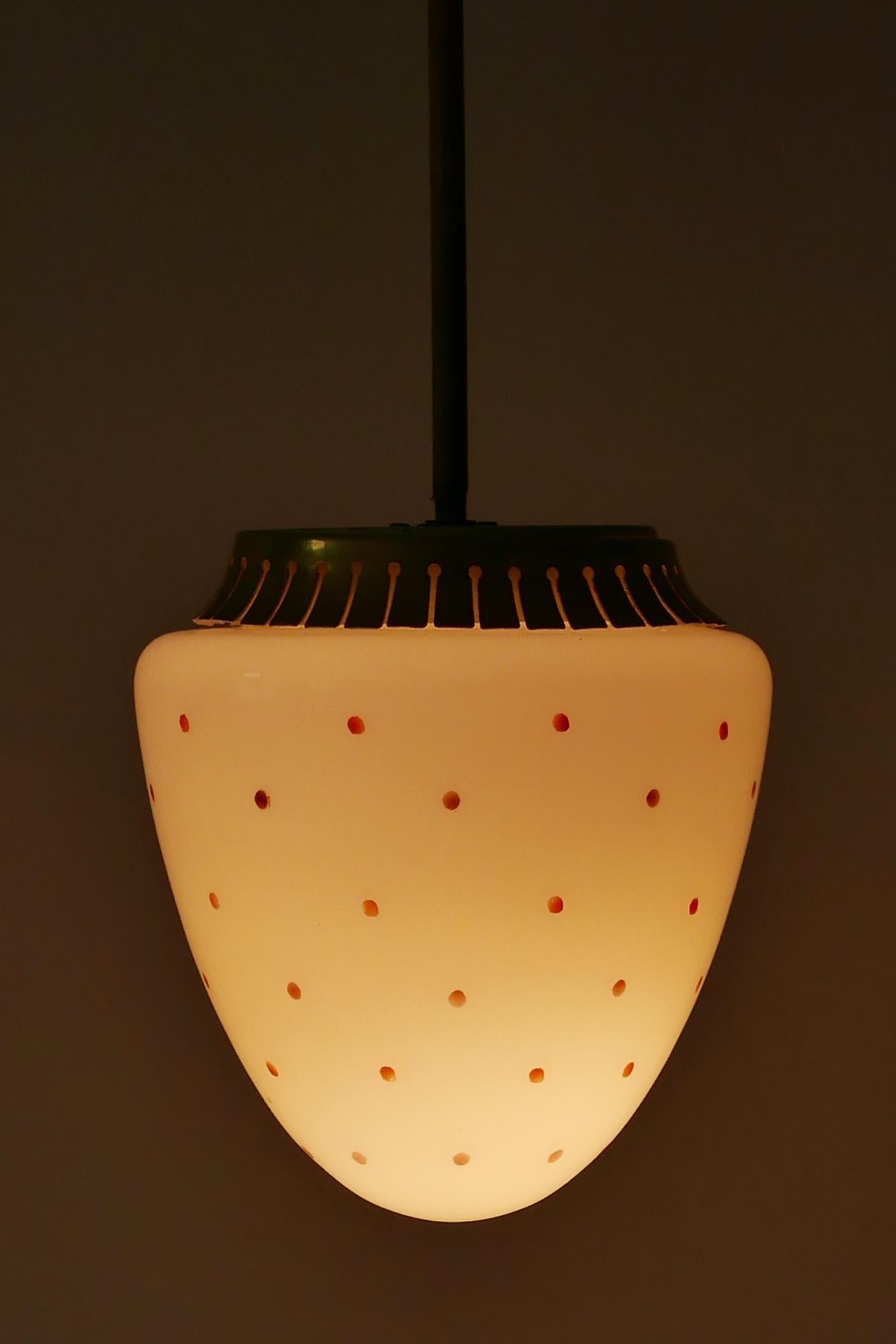 Rare Mid-Century Modern Pendant Lamp, 1950s, Germany 1