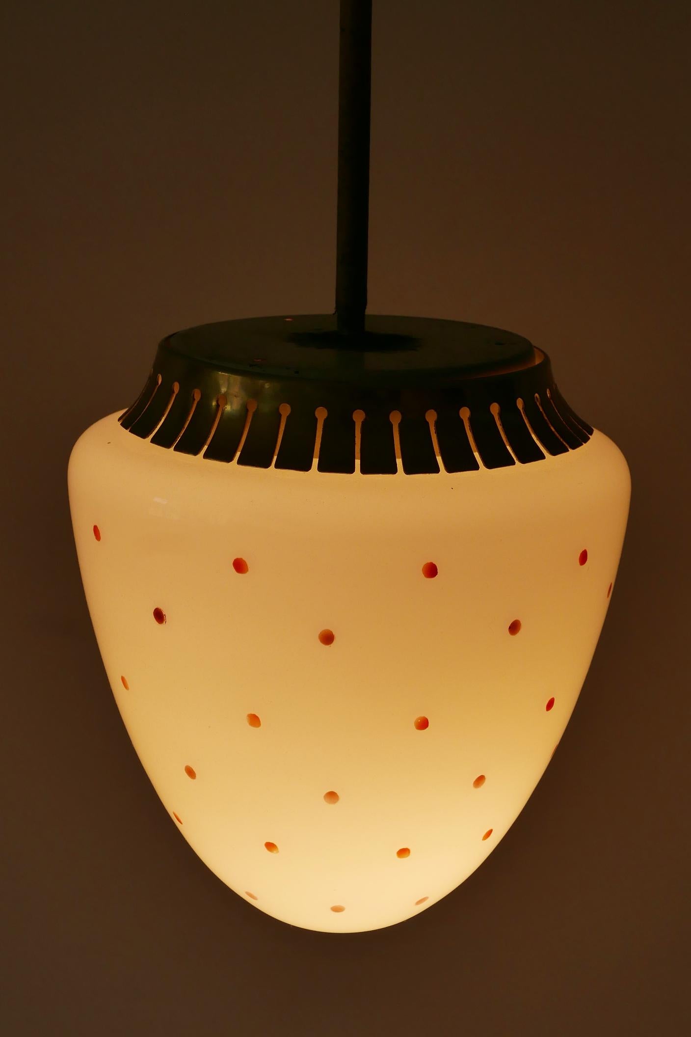 Rare Mid-Century Modern Pendant Lamp, 1950s, Germany 3