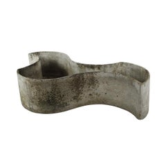 Rara fioriera moderna di metà secolo disegnata da Carlo Cocco per Eternit