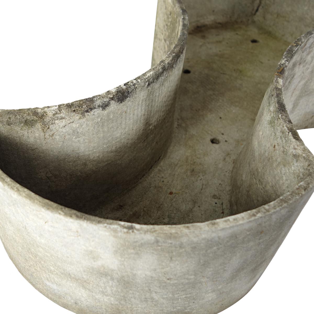 Cement Rare Mid-Century Modern Planter Designed by Carlo Cocco for Eternit For Sale