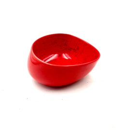 Seltene rote Keramik-Freiform aus der Mitte des Jahrhunderts von Schonwald, Deutschland