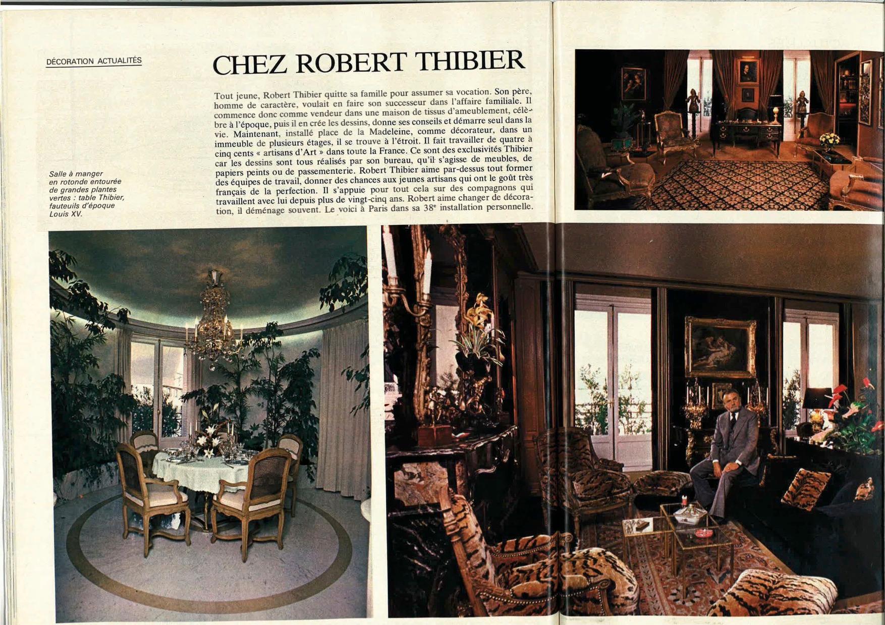 Rare Mid-Century Modern Robert Thibier Brass Marble Dining Table, 1970s 10