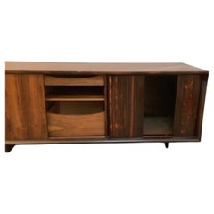 Large Mid Century Modern Rosewood Sideboard Credenza by Samson Berman