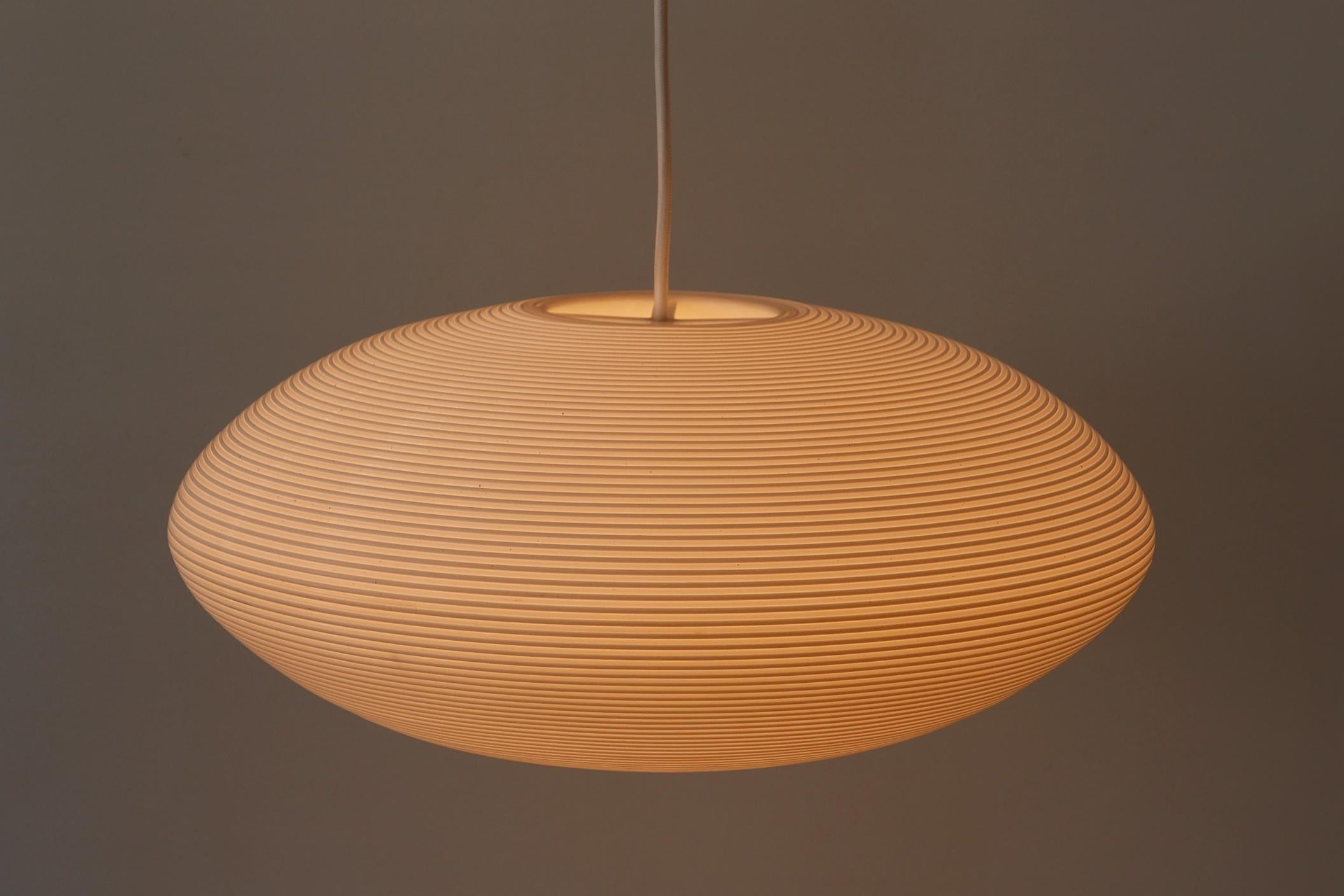 Rare Mid-Century Modern Rotaflex Pendant Lamp by Yasha Heifetz, 1960s 3