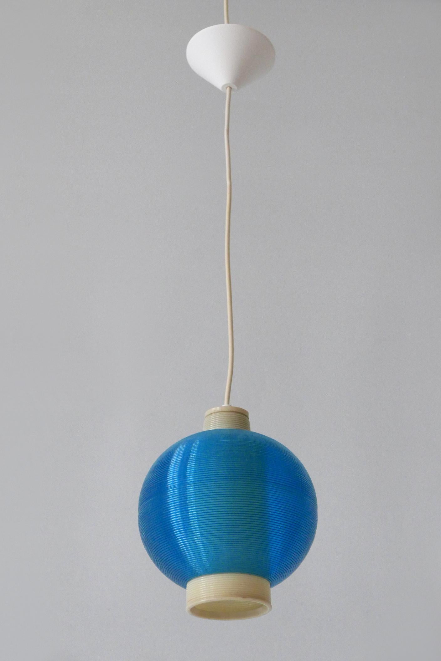 Rare Mid-Century Modern Rotaflex Pendant Lamp by Yasha Heifetz USA 1960s For Sale 4